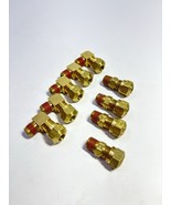9-Piece Miscellaneous DOT Brass Compression Fitting 1/8” NPT X 1/4” OD Tube - $37.75