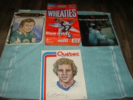lot of 4 vintage collectables { 3 programs- 1 wheaties cereal box - £18.68 GBP