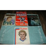 lot of 4 vintage collectables { 3 programs- 1 wheaties cereal box - £18.69 GBP