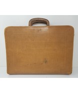 JC Higgins Briefcase Leather Attaché Lawyer Cowhide Sears Roebuck Imperfect - £18.30 GBP