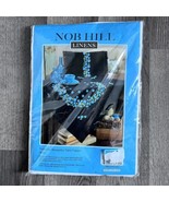 Nob Hill Linens Turquoise Margarites Table Topper Stamped Crewel Embroid... - £33.52 GBP