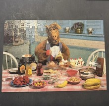 Vintage 1989 ALF Puzzle 100 Pieces ALF With Dessert Food Complete MB 11x16 - £10.00 GBP