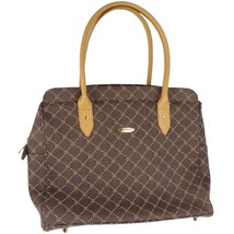 PIERRE CARDIN Brown Logo Large 16&quot; Laptop Computer Bag Carry-On Luggage ... - £19.39 GBP