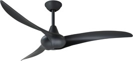 Minka-Aire F843-Cl Wave 52 Inch 3 Blade Ceiling Fan In Coal Finish - £302.59 GBP