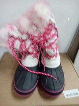 DREAM PAIRS Girls Lined Insulated Waterproof Winter Snow Boots  Pink 5 9005ap - £14.60 GBP