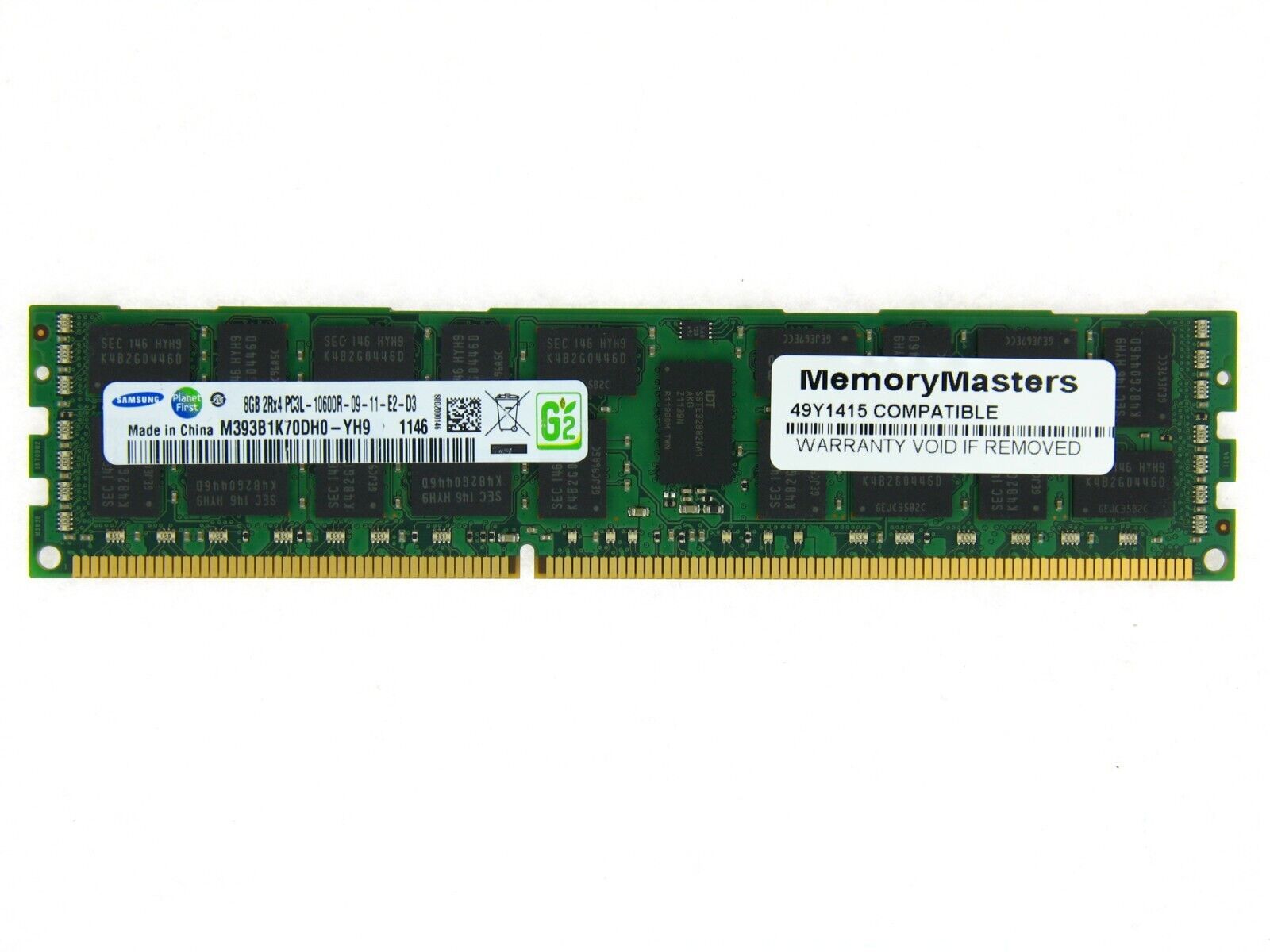 49Y1415 8GB DDR3 1333MHz RDIMM Memory IBM System - £10.62 GBP