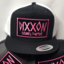 DIXXON FLANNEL - CRUSHER Flat Bill Trucker Snapback Hat Cap - BLK / WHT ... - £31.04 GBP