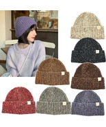 Hatzzi - Mixed Color Boucle Cuff Beanie - $24.80 CAD