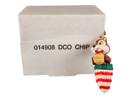 Grolier Disney Chip &amp; Dale Chipmunks Ornament Chip in Mitten #26231 108 Chip - £10.82 GBP