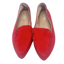 Brash Loafers Shoes Size 7 Red Slip On Flat Heel - £12.65 GBP