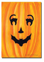 Halloween Face Toland Art Banner - $24.00