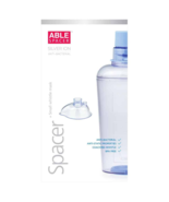Able Spacer Silver Ion Anti-Bacterial with Small Whistle Mask - $134.47 CAD