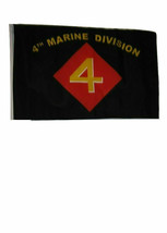 12X18 12&quot;X18&quot; Usmc 4Th Division Sleeve Flag Boat Car Garden - £12.86 GBP