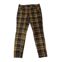 Wild Fable Yellow &amp; Black Plaid Midrise Pants | Size 8 - £15.70 GBP