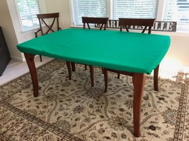 FELT poker table cover fits 8 ft LIFETIME RECTANGLE TABLE - CORD DWST/ B... - £98.45 GBP