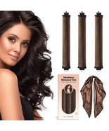 BLINKEEN Jumbo Heatless Hair Curler,Velvet Rods with Hook for Blowout Cu... - $23.07 CAD