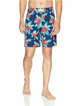 Goodthreads Men&#39;s Swim Boardshort 9&quot; Blue Floral, Size 31 Quick Dry -SEALED New - £10.13 GBP