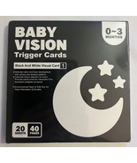 Visual Stimulation Card Toys For Baby High Contrast Flash Cards Baby Vis... - $13.42 CAD