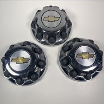 Chevy Express 3500 8 Lug Center Wheel Hub Cap 15052378 OEM 99 - 06 Lot Of 3 - $79.19