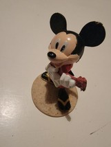 Mickey Mouse Mini Figure Disney Hawaiian Cake Topper Hula Luau Ukulele  - $9.31