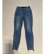 Lucky Brand Women Skinny Jeans Size 2/26A Bridgette HighRise Stretch Dem... - $244.22 MXN