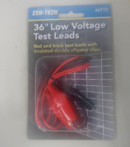 CEN-TECH 36 inch 2 Colors Test Lead and Alligator Clips Set - $13.93 CAD