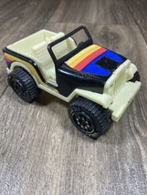 Vintage 1979 Tonka Toy Jeep Stripes #812892 Metal &amp; Plastic - £8.64 GBP