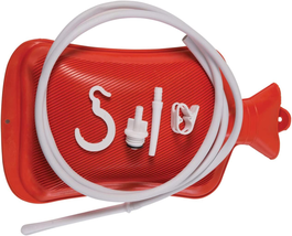 Red Enema Bag Kit Colon Cleanse Kit Hot Water Bottle (2 Quart) High Qual... - £11.84 GBP