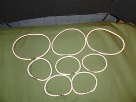 8 QTY BUNGEE CORD CORDS MINIATURE RING ELASTIC TIES 4 INCH AND 7 INCH RO... - $19.79