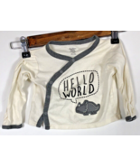 Gerber Organic Cotton Baby Shirt Top 3-6M Boys Dinosaur  - $9.49