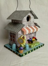 Rustic Vintage Style Handmade Flower Shop Birdhouse - Happy Spring - £27.78 GBP