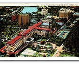Royal Palm Hotel Aerial VIew Miami Florida FL UNP WB Postcard N21 - $2.92