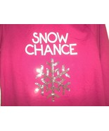 So It Is Size Large L SNOW CHANCE Red Christmas Sweatshirt New Womens Cl... - £38.15 GBP