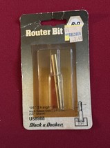 Black &amp; Decker 1/4” Flush Trim 1/4&quot; shank router bit NOS Factory Sealed - $10.46 CAD