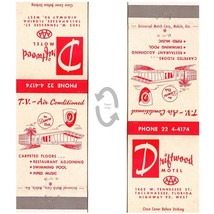 Vintage Matchbook Cover Driftwood Motel Tallahassee FL 1950s AAA Mid Century MCM - £7.11 GBP