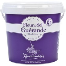 Fleur de Sel Sea Salt from Guerande - 6 x 2.2 lb pail - £198.99 GBP