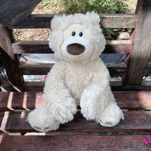 GUND Philbin Teddy Bear Cream Beige Lovey Floppy Baby Plush Doll Stuffed 12&quot; - £6.98 GBP