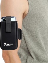 Phone Holder with Three Strap Lightweight Arm Band with Reflective Logo ... - £25.23 GBP