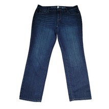 Sonoma Life + Style Jeans Women&#39;s Size 18 Curvy Straight Mid Rise Blue D... - $18.90