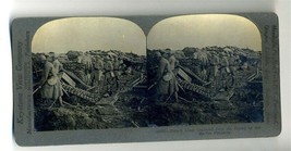 French Lines Captured From the Enemy by Marine Fusileers Keystone Stereoview  - £13.31 GBP