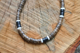 Brown and Black Hawaiian Surfer Coconut Shell Tropical Men And Women&#39;s N... - €11,08 EUR