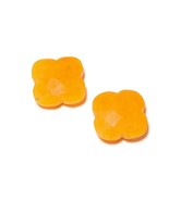 37.5 Carat 2 pcs Natural Yellow Aventurine Loose Gemstone for Jewelry Ma... - $23.18 CAD