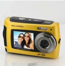Bell+Howell 2-View Waterproof Dual-Screen HD Camera Blue 3.9"Lx.9"Dx2.5"H - £75.50 GBP
