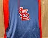 St. Louis Cardinals Hooded Red/Blue Pullover:  Adult  XL - £12.60 GBP