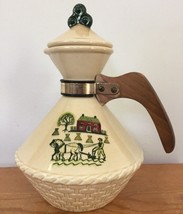 Vintage Metlox Pottery Poppytrail Homestead Provincial Tea Coffee Carafe Pitcher - £47.78 GBP