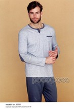 Pajamas Seraph Men&#39;s Long Sleeve Warm Cotton You 365 LINCLALOR 92565/92566 - $34.16