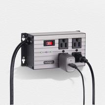 StarTech.com 6-Outlet Industrial Power Strip 125V/15A, EMI/RFI Isolation, Mounta - £90.48 GBP+