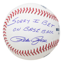 Pete Rosa Cincinnati Reds Firmado MLB Béisbol Sorry I Bet Sobre Béisbol JSA - £114.88 GBP