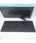 Logitech Illuminated Computer Keyboard Wired USB K740 Y-UY95 TESTED AND ... - $134.99