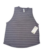 NWT Athleta Women’s Cloudlight Striped Muscle Tank Medium Navy NEW With ... - $17.82